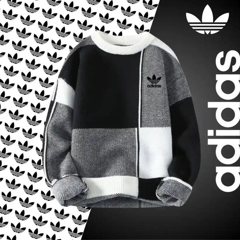 RETRO LINEAR NORDIC SWEATER (Tik Tok)